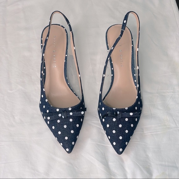 *SOLD*Kelly & Katie Zarina Pump polka dot size 9 - Picture 4 of 5